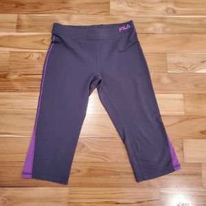 Fila workout crop pants